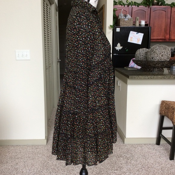 🌻 Ralph Lauren Boohoo Flowered Mini Dress 🌻 - Picture 2 of 7